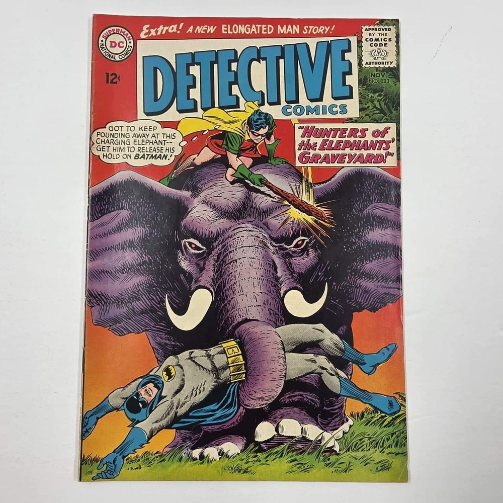 Detective Comics 333 Nov 1964 Batman Robin Elongated Man Silver Age DC Comics